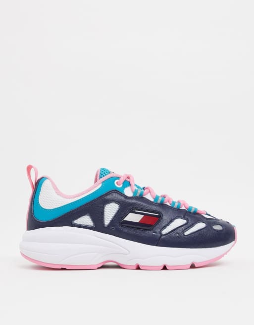 Tommy Hilfiger heritage retro sneakers in white ASOS