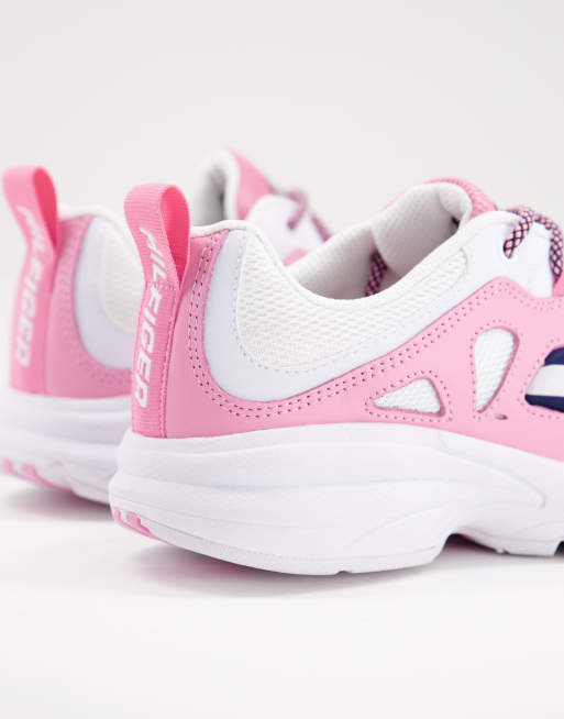 Tommy hilfiger pink on sale sneakers