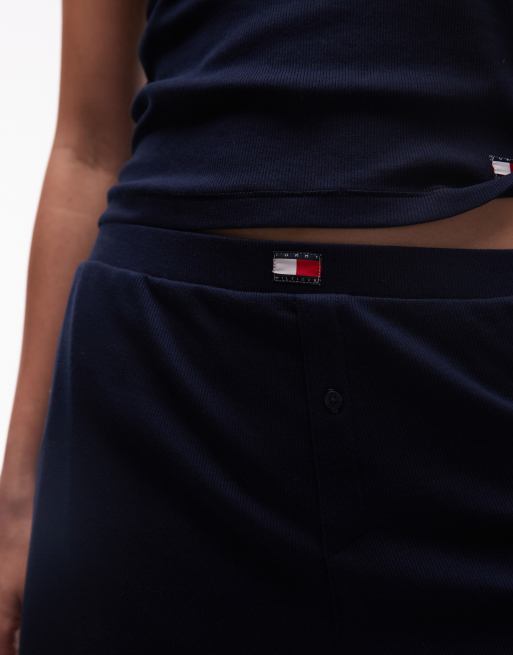 Tommy Hilfiger Heritage rib shorts in navy (part of a set), 3 of 5