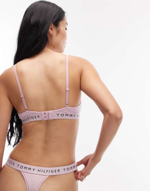 Tommy Hilfiger – Heritage – Rosa trekantsbehå, 3 av 4