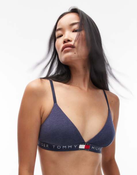 Tommy Hilfiger - Heritage - Soutien-gorge triangle - Bleu marine chiné - view 1