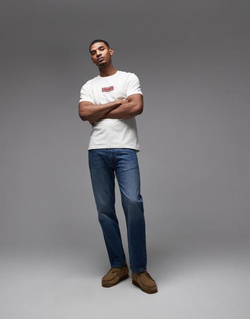 Tommy Hilfiger - Heritage - T-shirt avec étiquette logo - Crème, 2 de 5