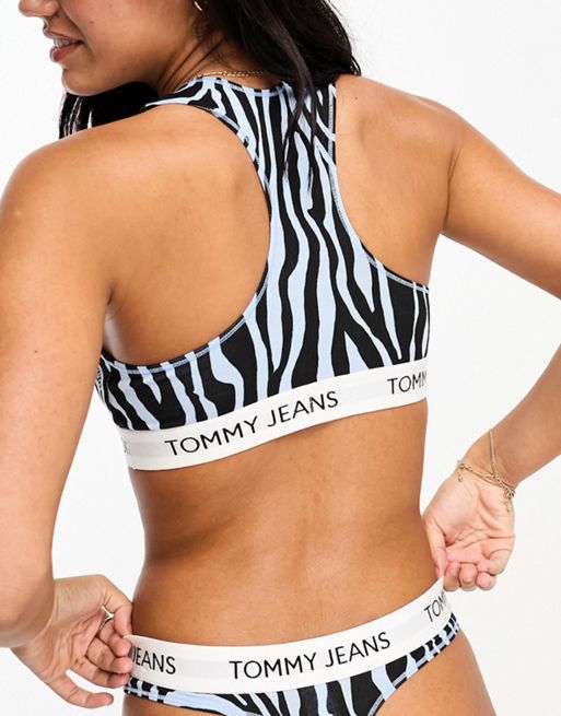 Tommy Hilfiger Unlined Bralette Print - Sports bras 