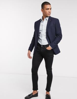 tommy hilfiger herringbone blazer