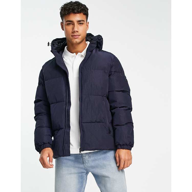 Tommy hilfiger sale navy down jacket