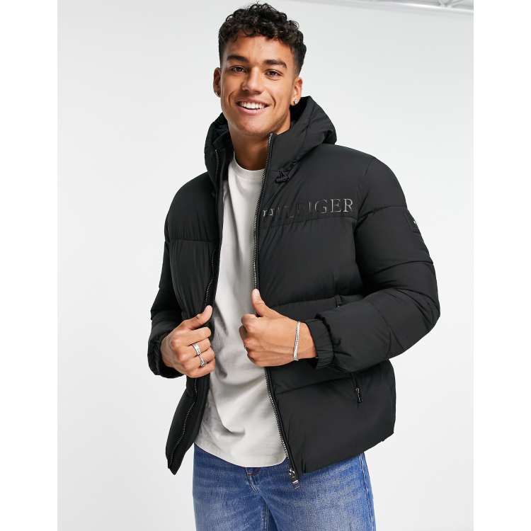 Tommy Hilfiger high loft puffer black | ASOS