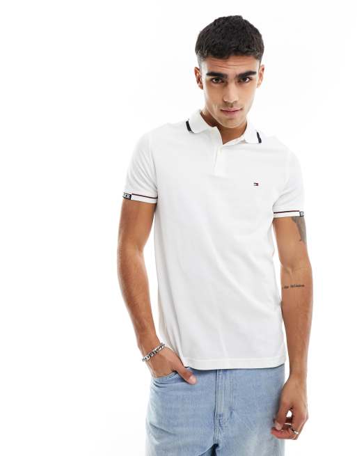 Tommy jeans polo slim hot sale fit