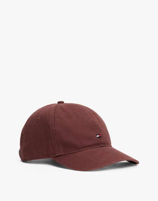 Tommy Hilfiger Hilfiger flag baseball cap in beige