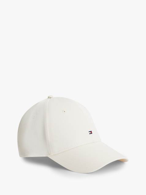 Tommy Hilfiger Hilfiger flag embroidery baseball cap in white - view 1