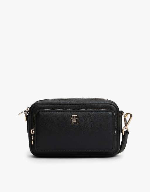 Tommy Hilfiger Hilfiger icon crossbody camera bag in black