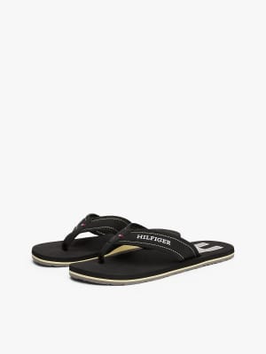  Hilfiger monotype padded strap flip-flops 