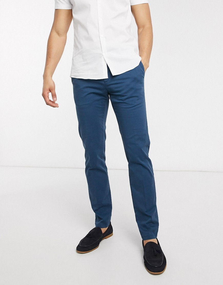 Tommy Hilfiger HMT cotton twill slim fit trousers-Grey