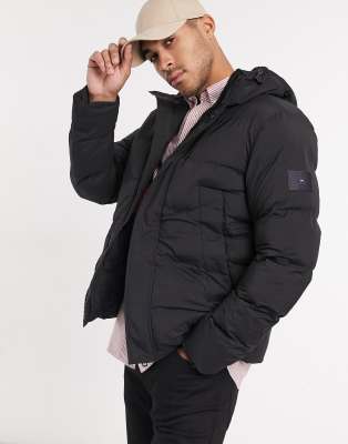 tommy hilfiger padded jacket black