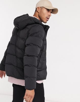 tommy hilfiger hooded puffer coat