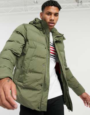 tommy hilfiger stretch hooded jacket