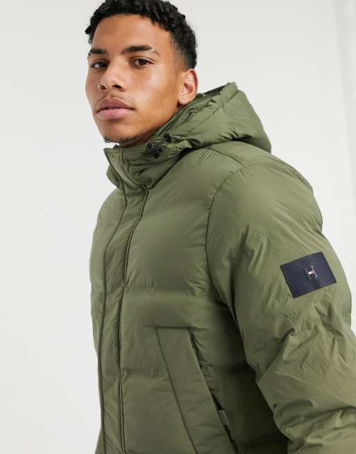 Tommy hilfiger khaki store puffer jacket