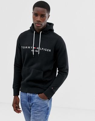 black tommy hilfiger hoodie