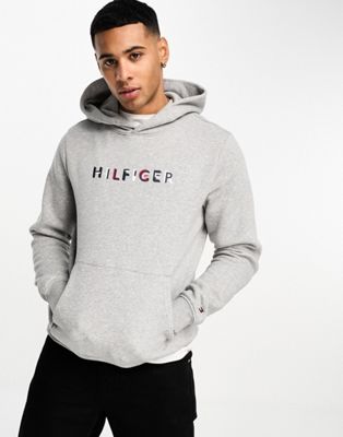 Tommy Hilfiger hoodie in grey - ASOS Price Checker