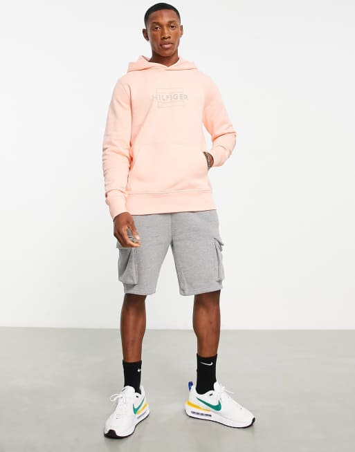 Tommy Hilfiger - Hoodie met vlaglogo in roze, 4 van 4