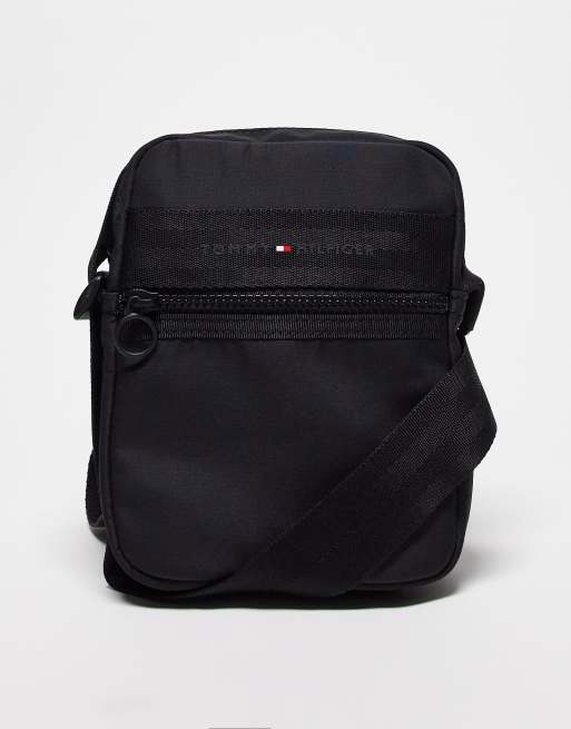 Tommy Hilfiger - Horizon - Mini-journalisttaske i sort