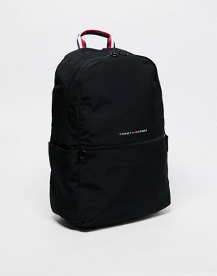 Tommy Hilfiger horizon backpack in black - ASOS Price Checker