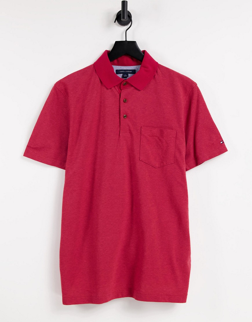 Tommy Hilfiger howard polo shirt-Red