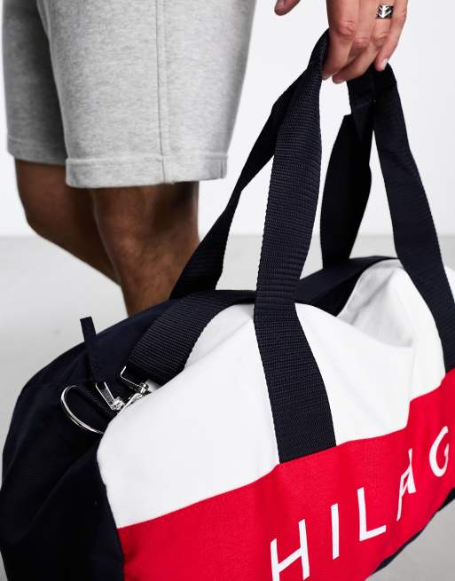 Tommy hilfiger canvas outlet duffle bag