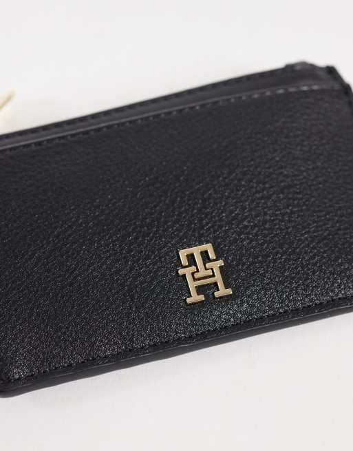 Tommy Hilfiger icon card holder in black, 2 of 3