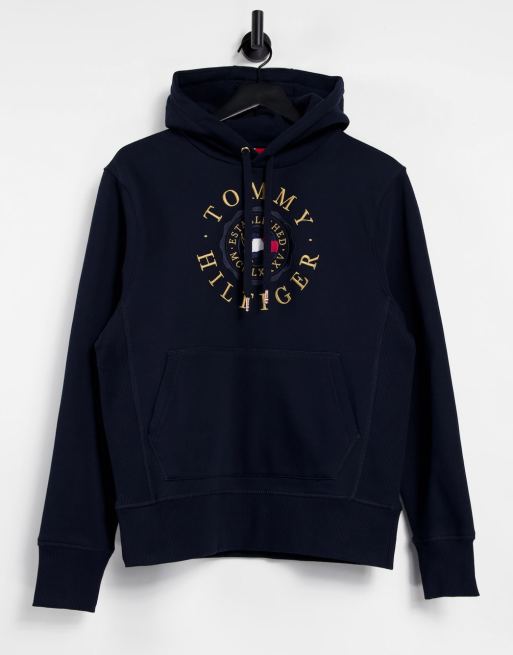 Tommy hilfiger sale icon embroidered hoodie