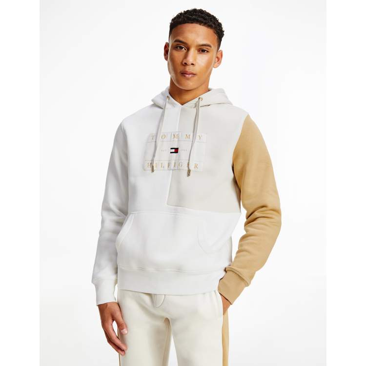 Tommy color block hoodie clearance