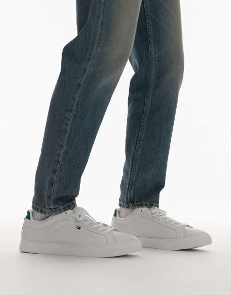 Tommy Hilfiger – Icon – Court-Sneaker aus Leder in Weiß - view 1