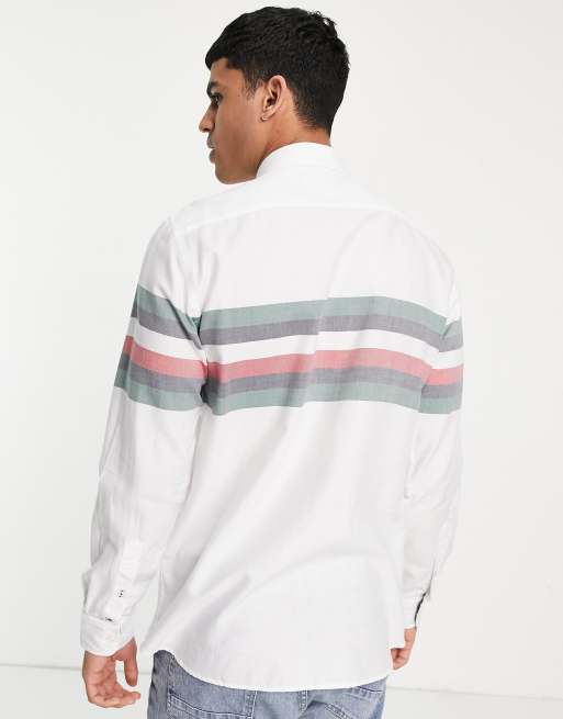 Tommy Hilfiger icon global stripe shirt in multi ASOS