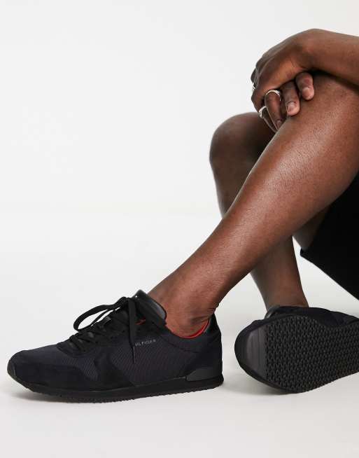 Tommy Hilfiger - Icon - Hardloopschoenen met logo in zwart