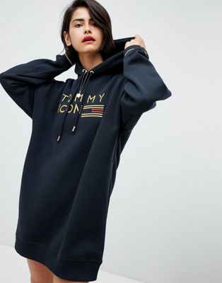 tommy icons hooded dress