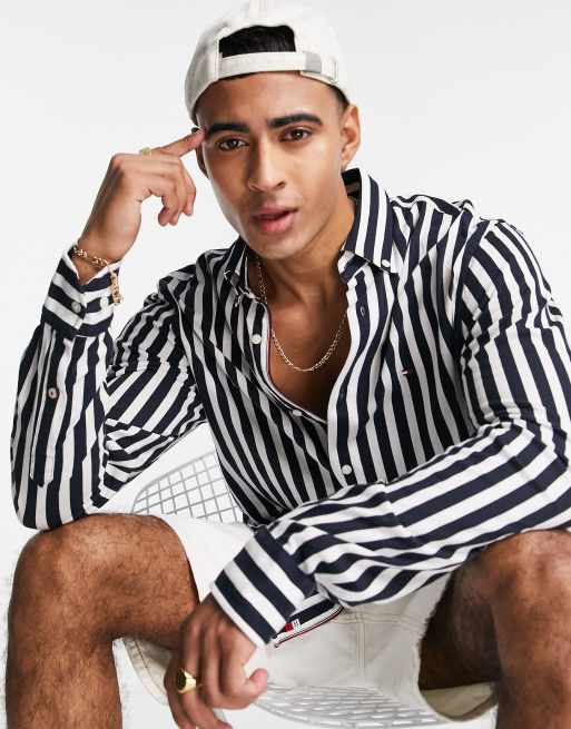 Tommy hilfiger bold store stripe shirt