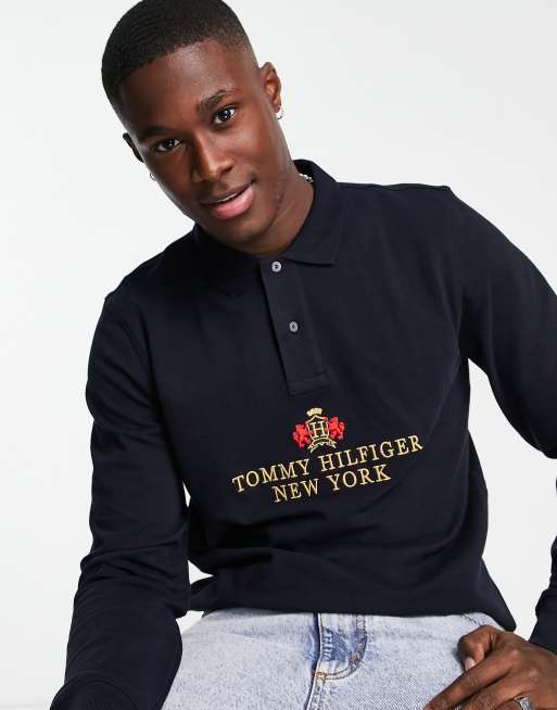 Long sleeve tommy store polo