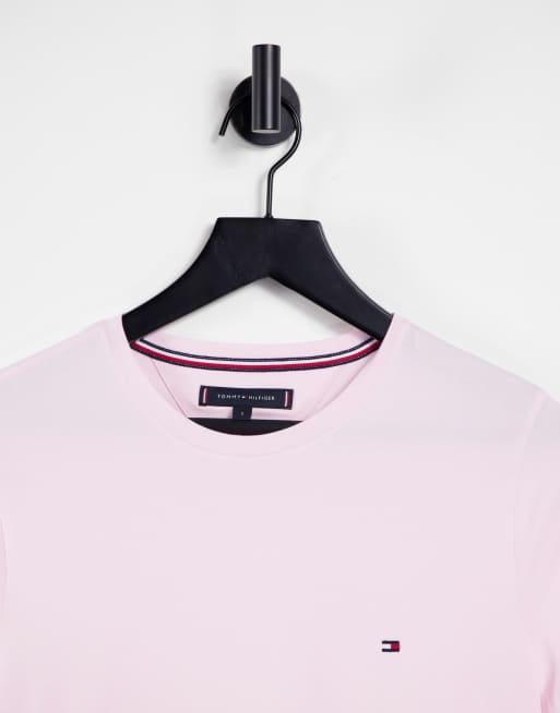 Light pink best sale tommy hilfiger shirt