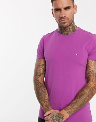 purple tommy hilfiger shirt