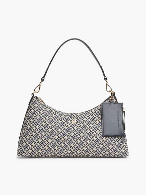 Tommy Hilfiger – Icon – Schultertasche aus Jacquard in Dunkelblau - view 1