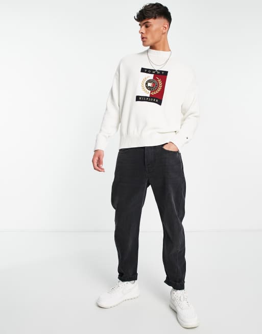 Tommy hilfiger jumper on sale footasylum