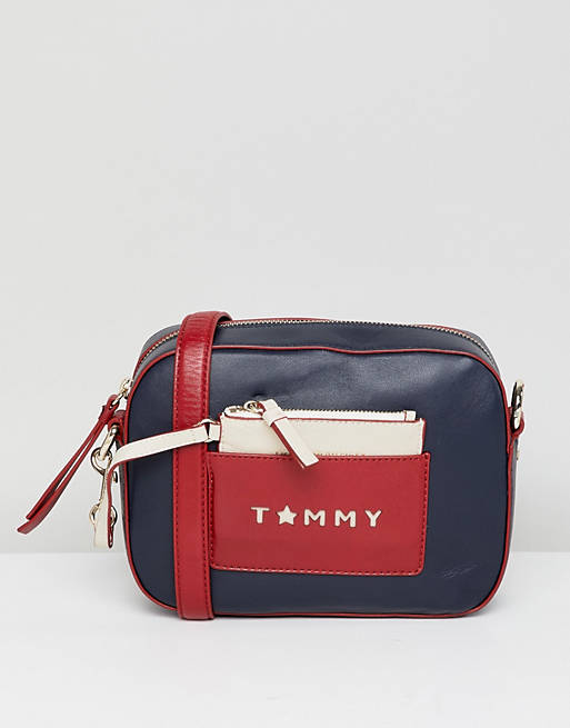 Tommy Hilfiger Iconic Camera Bag In Leather | ASOS