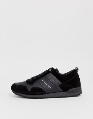 tommy hilfiger iconic leather textile runners