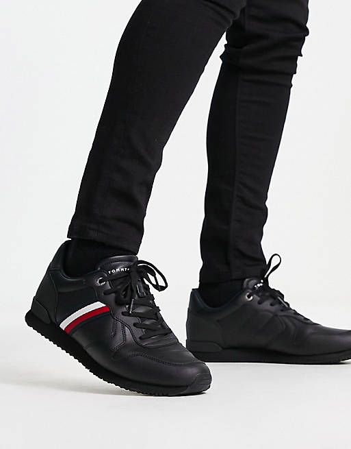cash Pharmacology bow Tommy Hilfiger iconic running sneakers in black | ASOS