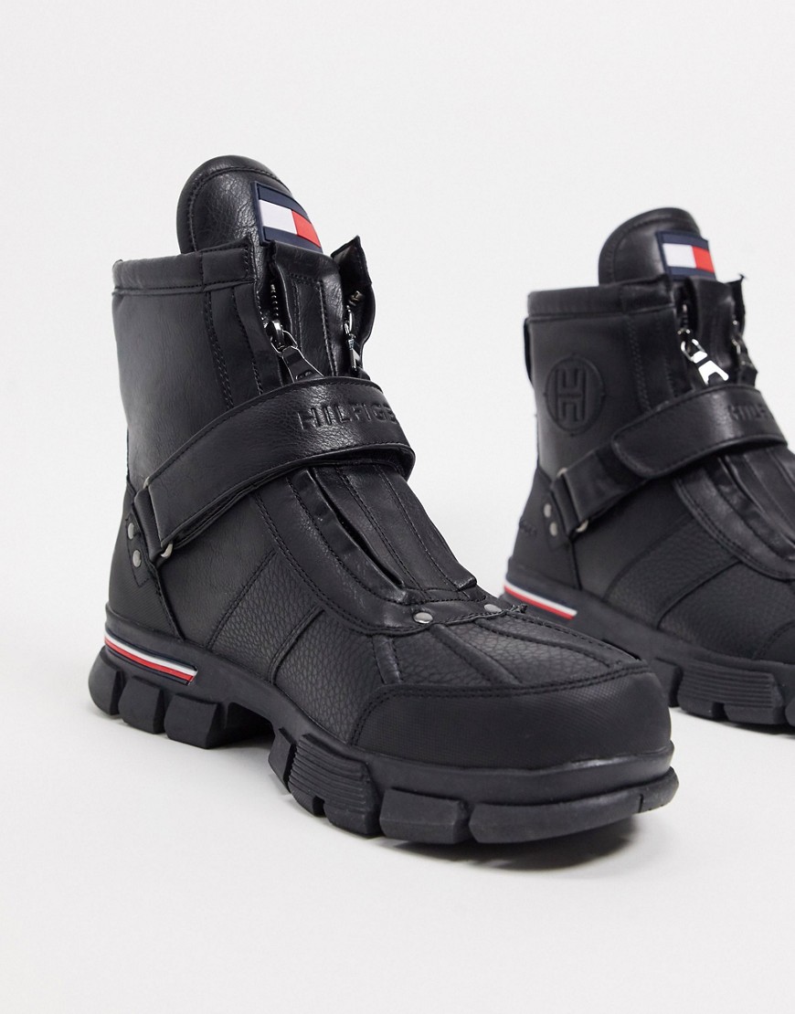 Tommy Hilfiger imperial boots in black