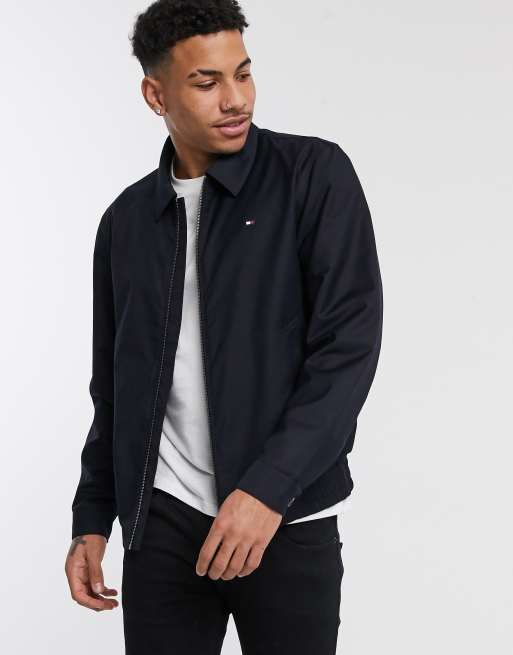 Tommy Hilfiger ivy waterproof jacket in navy | ASOS