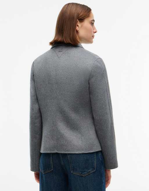 Tommy Hilfiger Jacke aus Wollmix, schmal geschnitten, einreihig, in Grau, 4 von 6