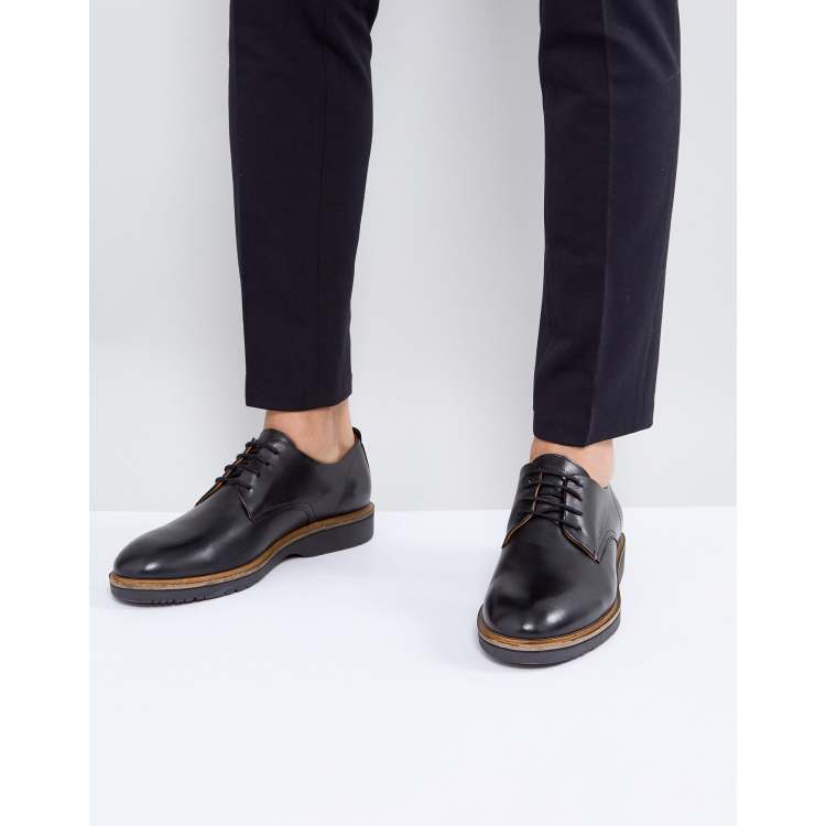 Tommy Hilfiger Jacob Leather Derby Shoes in Black