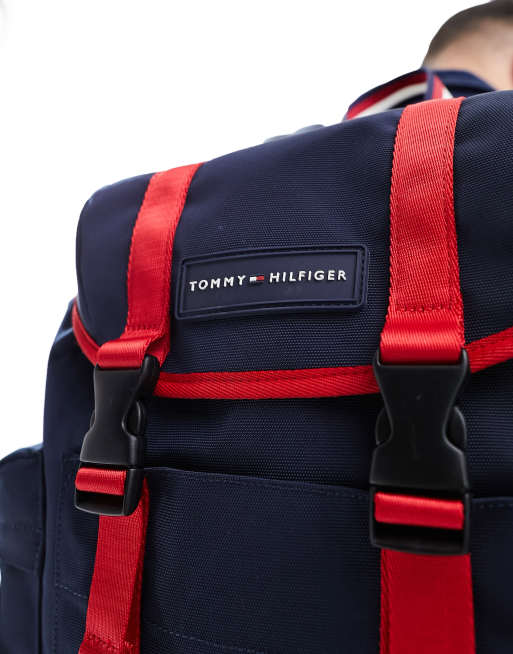 Red tommy online backpack