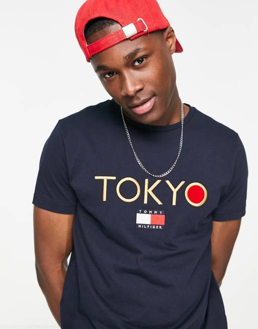 Tommy Hilfiger - Japan - T-shirt con stampa Tokyo, 3 di 4