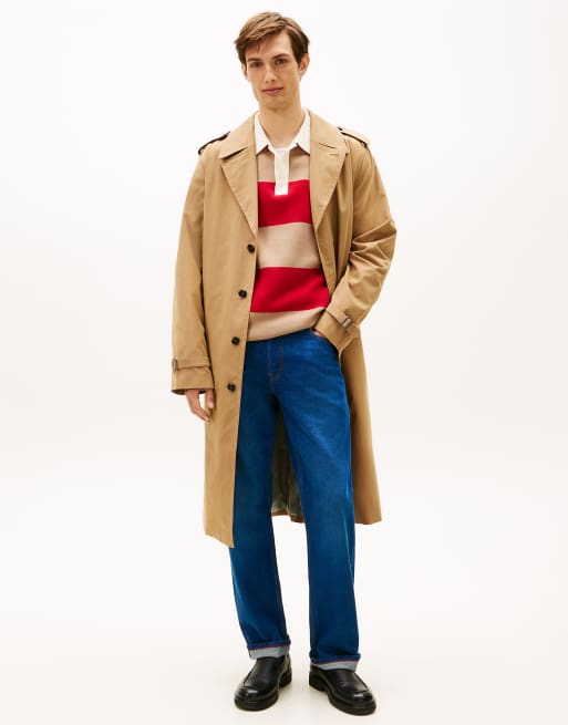 Tommy Hilfiger - Jean droit classique - Bleu foncé délavé